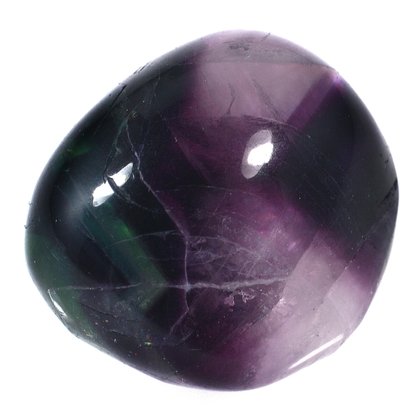 Rainbow Fluorite Tumblestone ~29mm