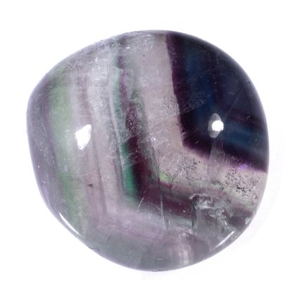 Rainbow Fluorite Tumblestone ~29mm