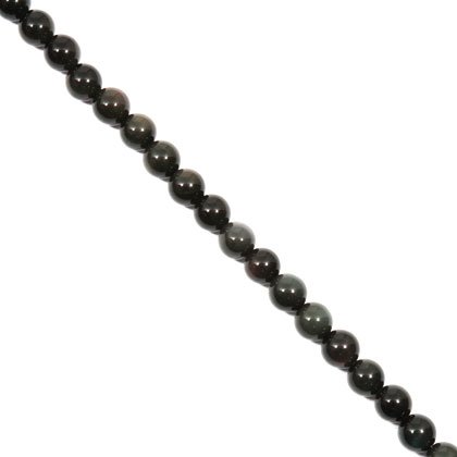Obsidian Crystal Beads - 8mm Round
