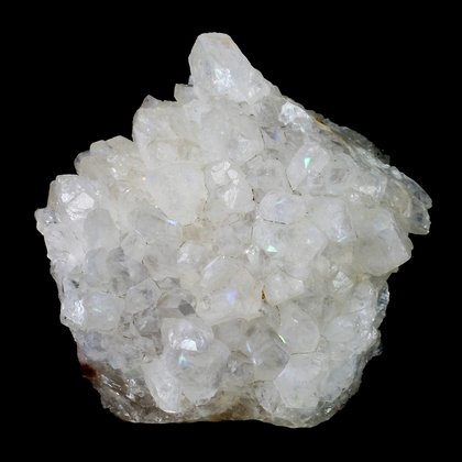 Rainbow Quartz (Anandalite) Crystal Druze ~4cm