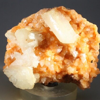 Rare Red Heulandite Crystal Cluster ~61mm