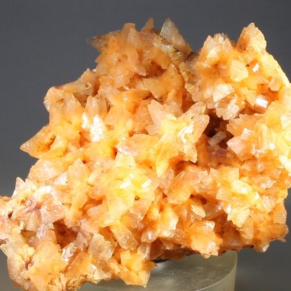 Rare Red Heulandite Crystal Cluster ~62mm