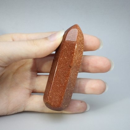 Red Goldstone Crystal Massage Wand ~75mm