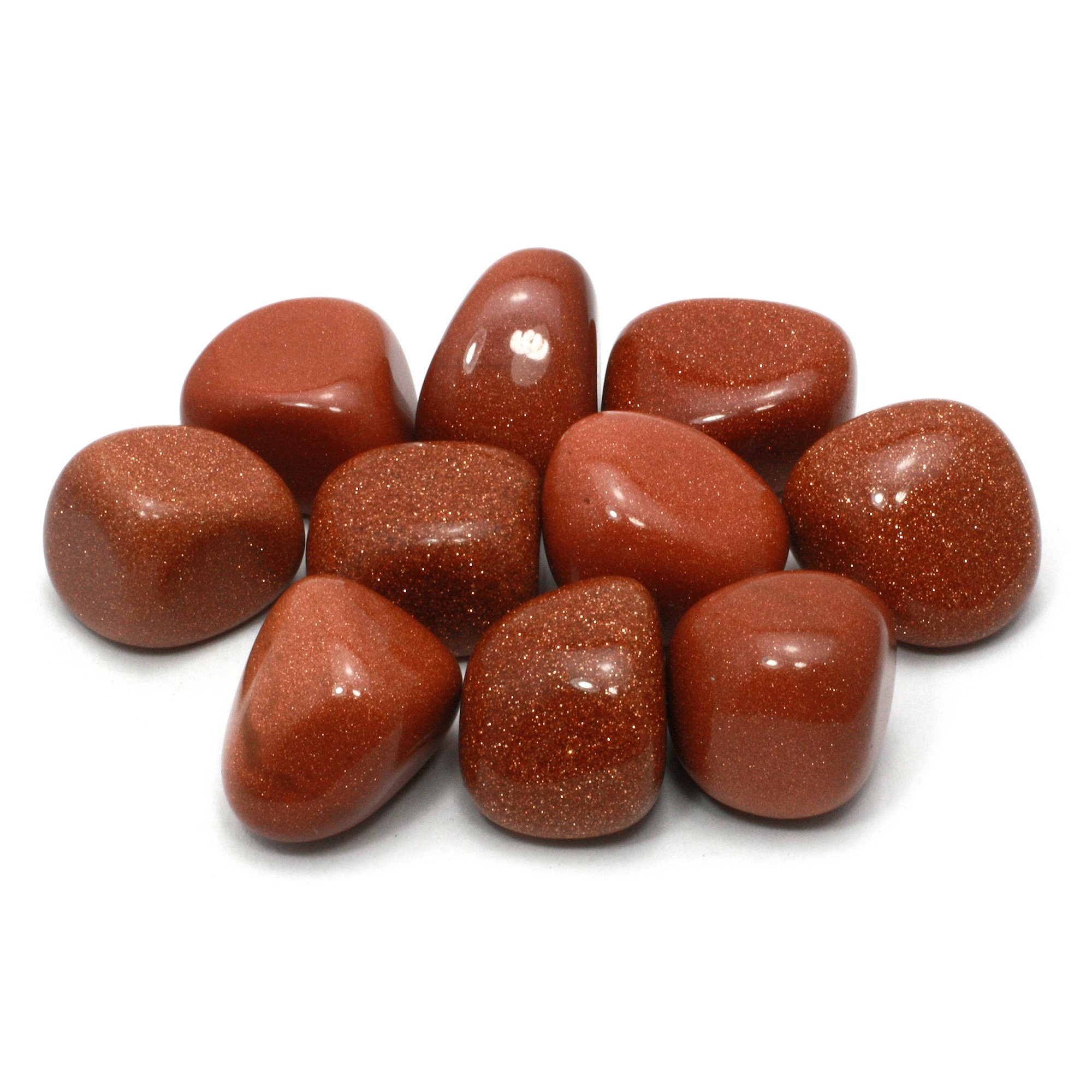 Red Goldstone Tumble Stone (20-25mm)