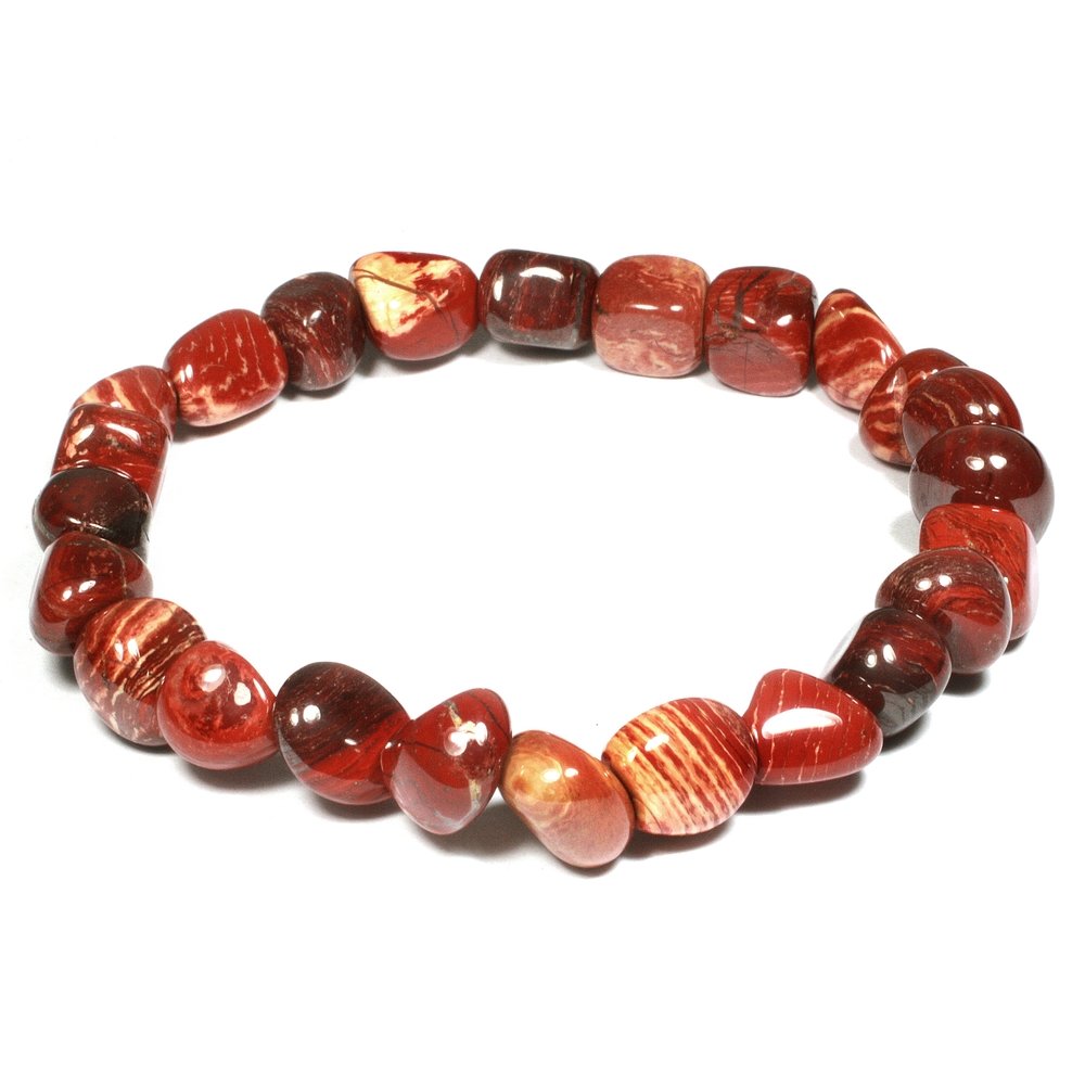 Red Jasper stone bracelet for Mangal Dosh & earth healing