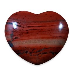 Red Jasper Crystal Heart ~45mm