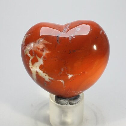 Red Jasper Crystal Heart ~45mm