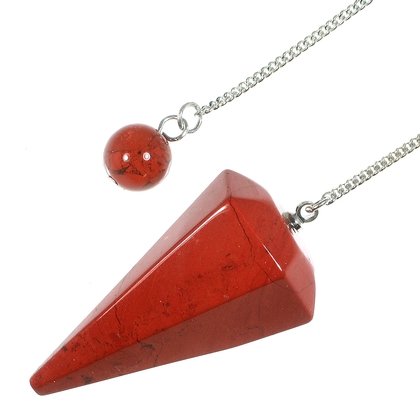 Red Jasper Crystal Pendulum