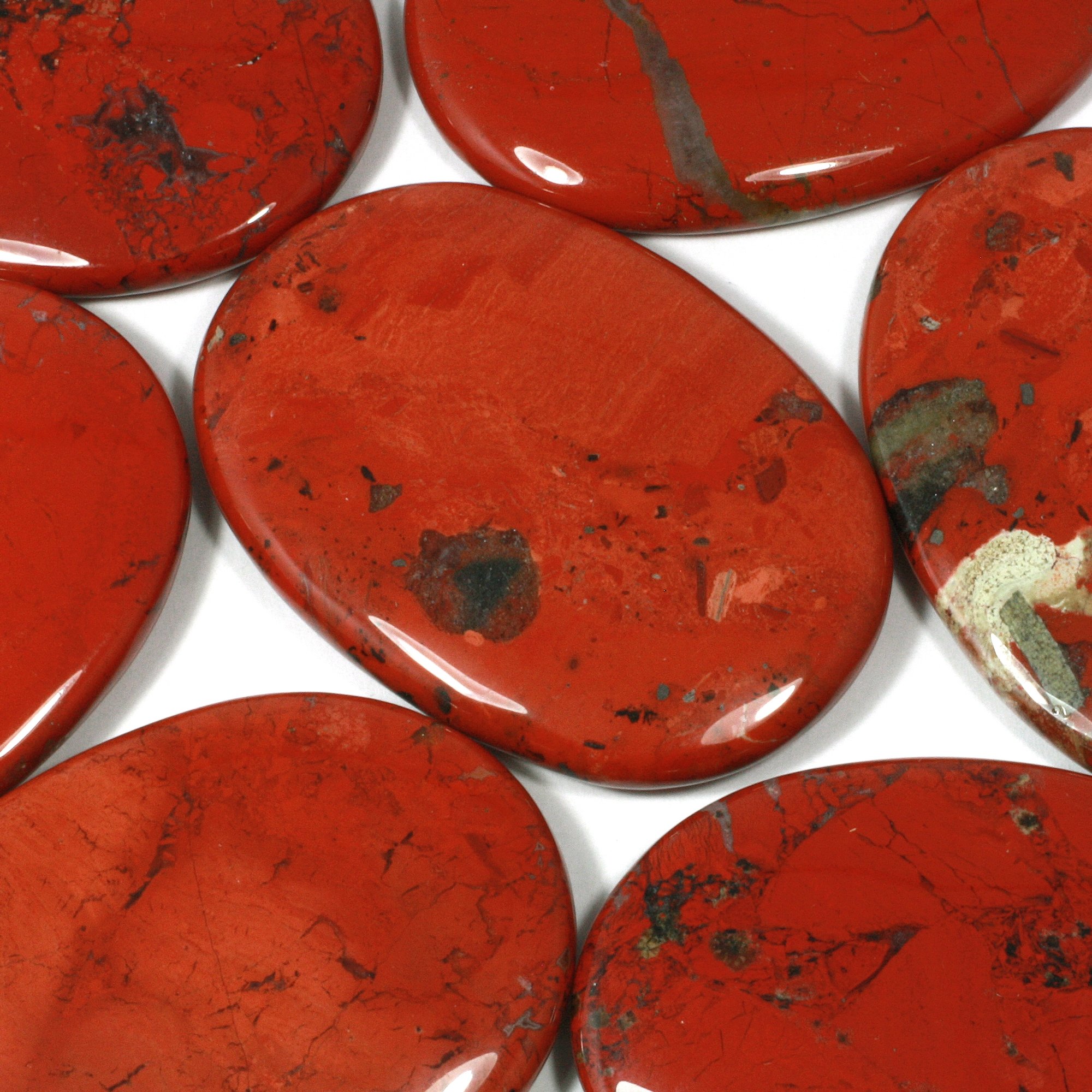 Red Jasper Palm Stone
