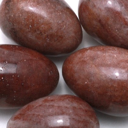 Red Muscovite Mica Crystal Egg ~48mm