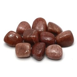 Red Muscovite Mica Tumble Stone (20-25mm)