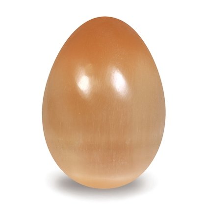 Red Selenite Egg ~62mm
