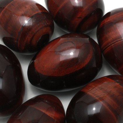 Red Tiger Eye Crystal Egg ~48mm