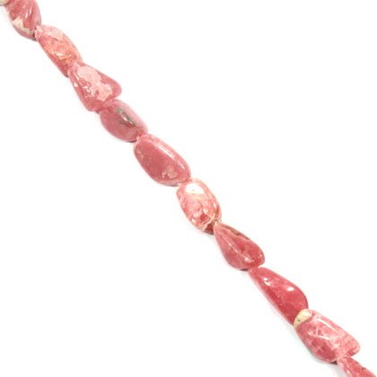 Rhodochrosite Crystal Beads - 15mm Tumble Stone