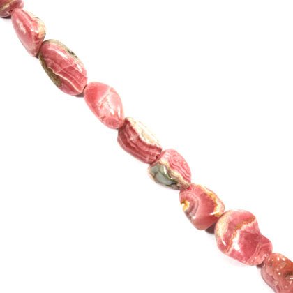 Rhodochrosite Crystal Beads - 18mm Tumble Stone