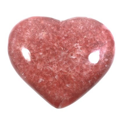 Rhodochrosite Crystal Heart ~65mm
