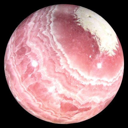 Rhodochrosite Crystal Sphere - 4.5cm