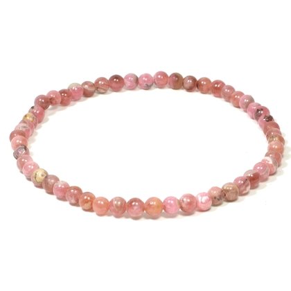 Rhodochrosite 3mm Mini Bead Bracelet