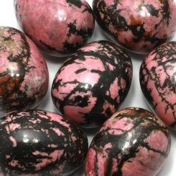 Rhodonite Crystal Egg ~48mm