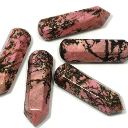 Rhodonite Crystal Massage Wand ~70mm