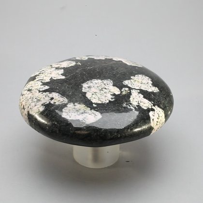 Rhodonite Snowflake Polished Stone ~59mm