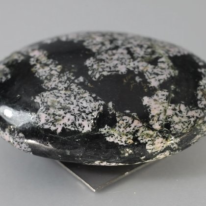 Rhodonite Snowflake Polished Stone ~67mm