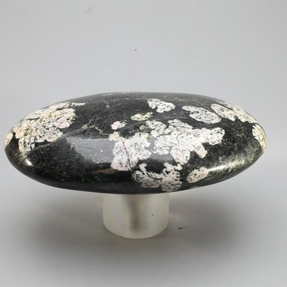 Rhodonite Snowflake Polished Stone ~70mm