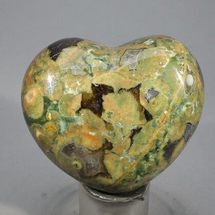 Rhyolite Crystal Heart ~45mm