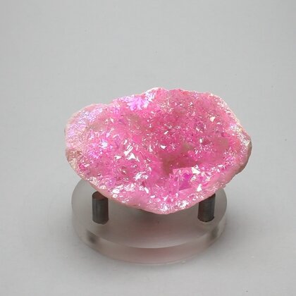 Rose Aura Quartz Geode ~53mm