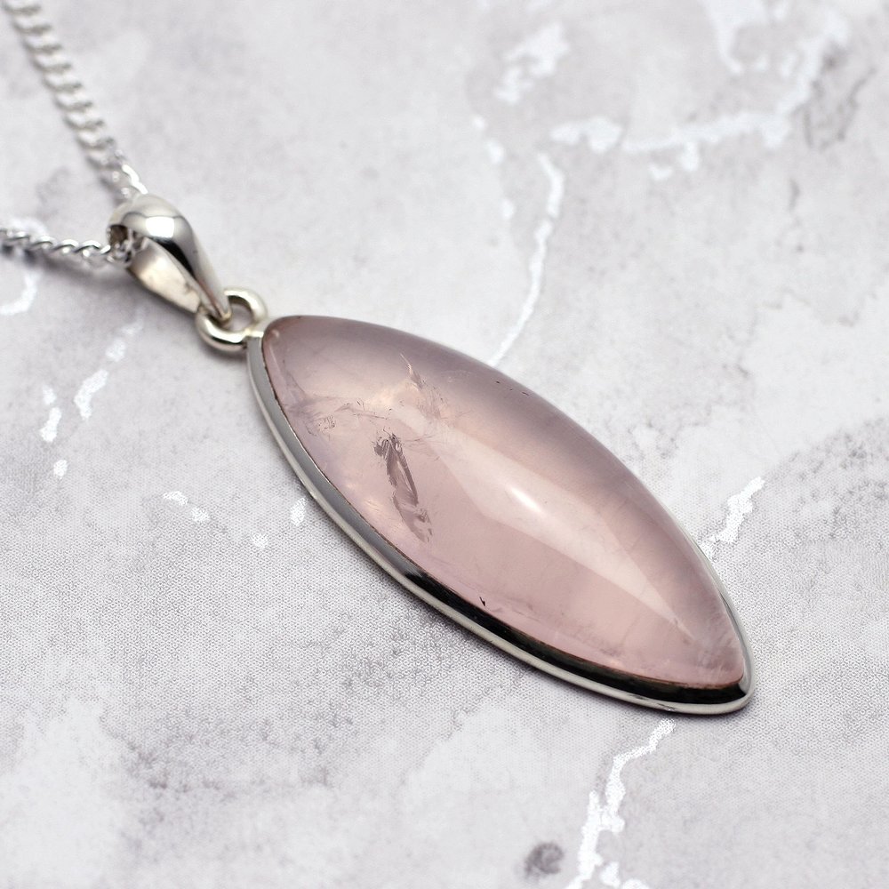 buy rose quartz pendant online india