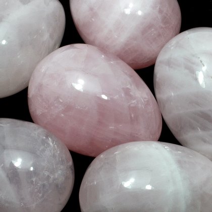 Rose Quartz Crystal Egg ~48mm