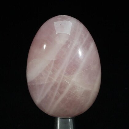 Rose Quartz Crystal Egg ~49mm