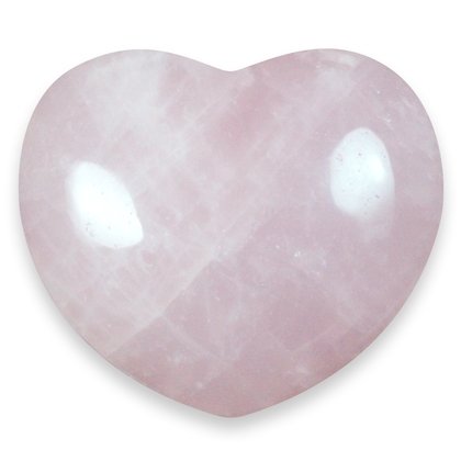 Rose Quartz Crystal Heart ~45mm