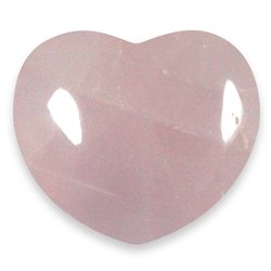 Rose Quartz Crystal Heart (Extra Grade) ~45mm