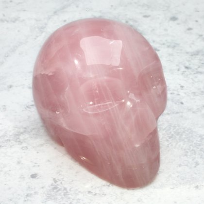 Rose Quartz Crystal Skull ~46mm