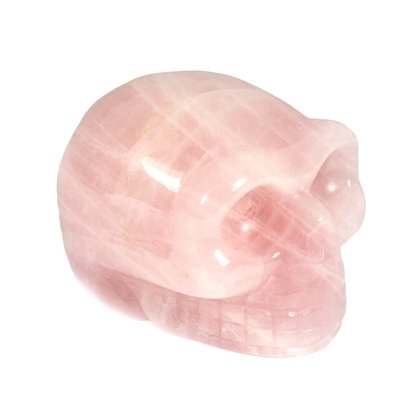 Rose Quartz Crystal Skull ~5cm