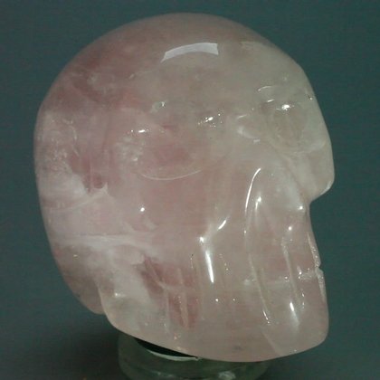 Rose Quartz Crystal Skull ~60x46mm