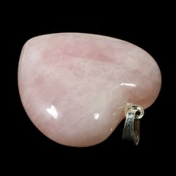 Rose Quartz Heart Pendant