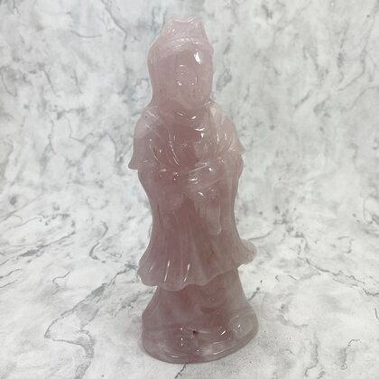 Rose Quartz Kwan Yin ~19.5cm