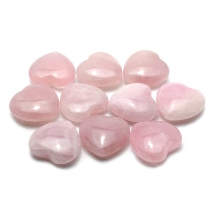 Rose Quartz Mini Crystal Heart - 25mm