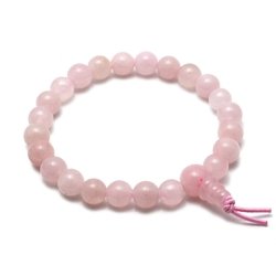 Rose Quartz Power Bead Bracelet