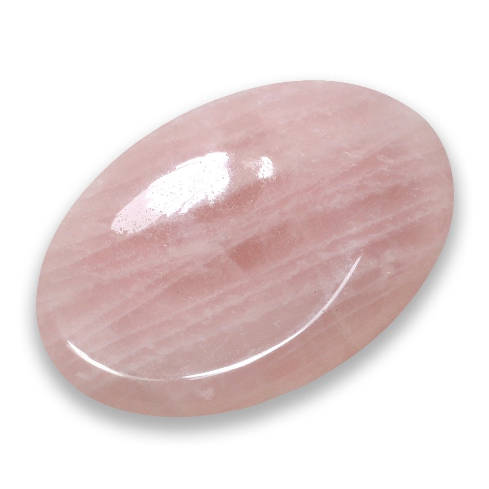 keusn natural rose quartz heart gemstones love palmthumb worry stone 