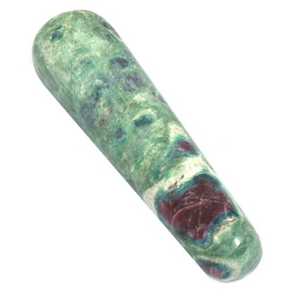 Ruby Fuchsite Crystal Massage Wand ~100mm