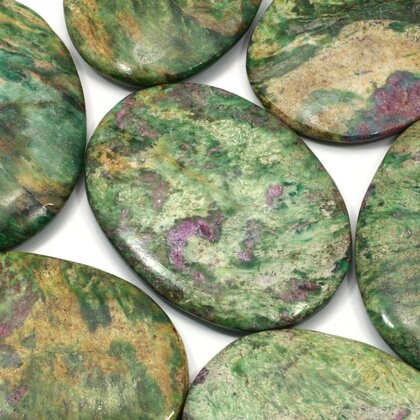 Ruby Fuchsite Palm Stone