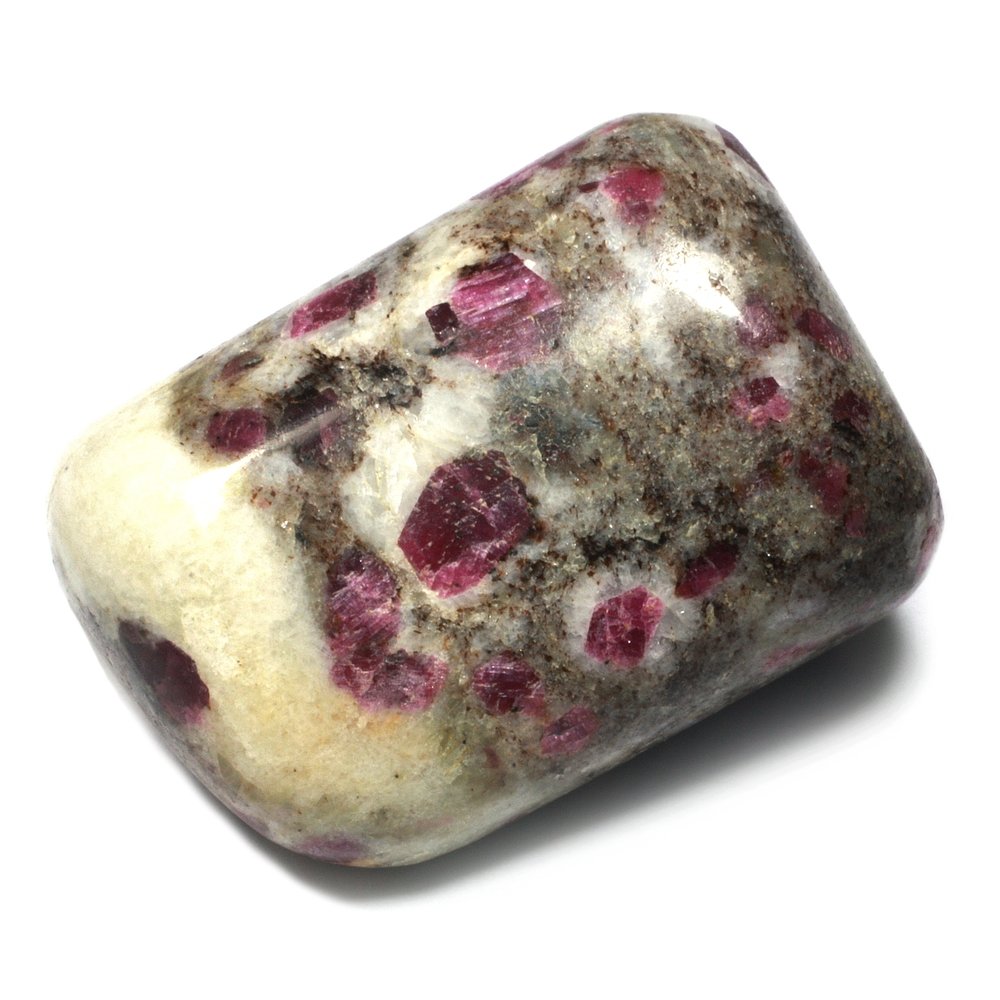 3  Ruby Feldspar Natural Tumbled Stone Gemstone Crystal Healing Chakra Balance 
