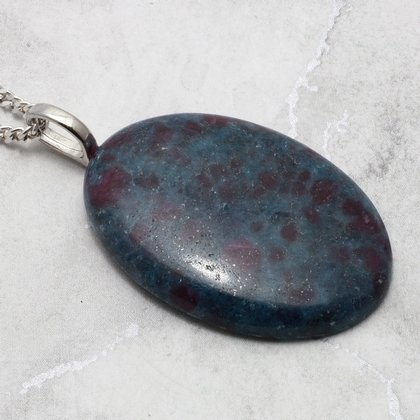 Ruby Kyanite Pendant ~37mm