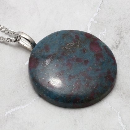 Ruby Kyanite Pendant ~32mm