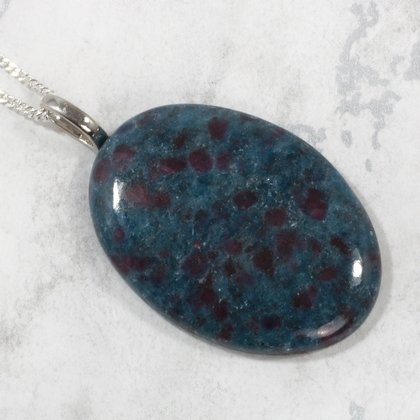 Ruby Kyanite Pendant ~37mm