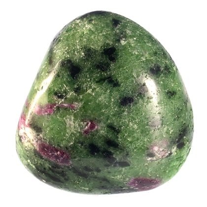 Ruby Zoisite Tumblestone   ~29mm