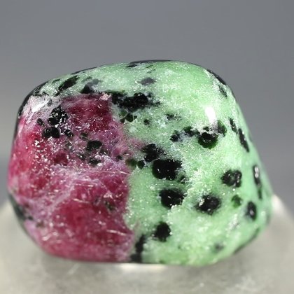 Ruby Zoisite Tumblestone  ~34mm